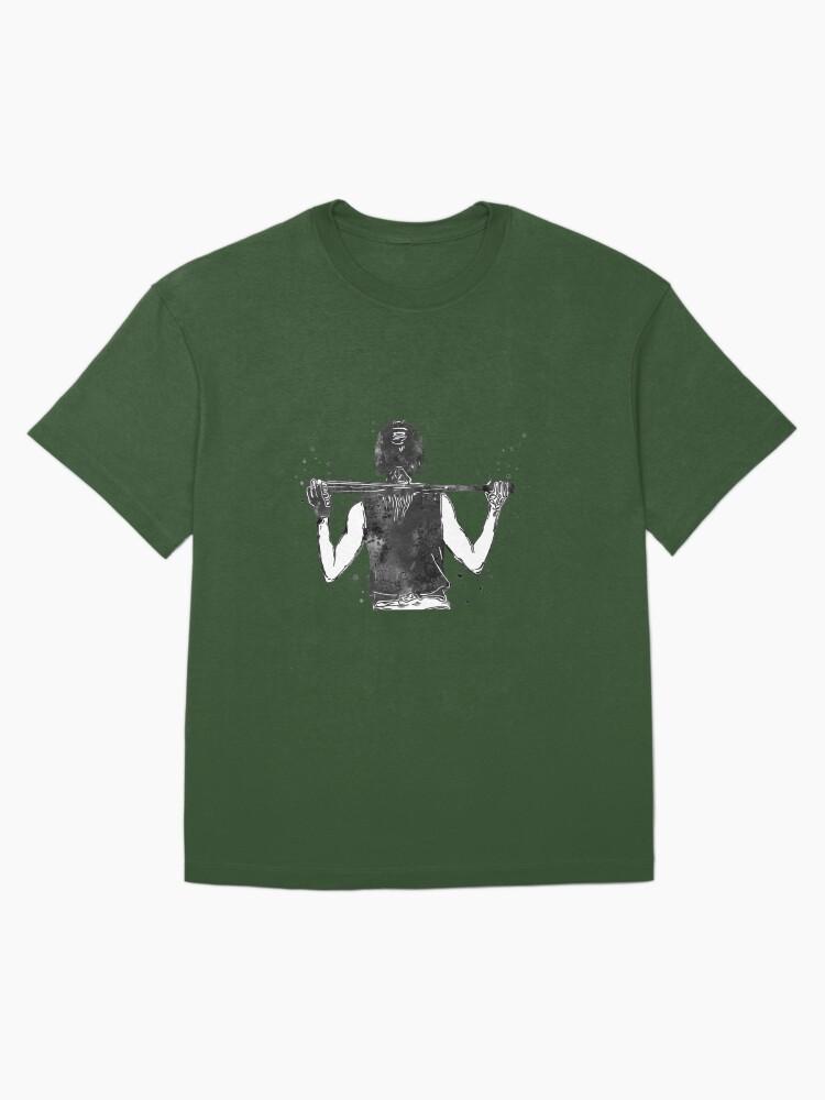 The Walking Dead Girl Softball Player Oversized Unisex T-Shirt
