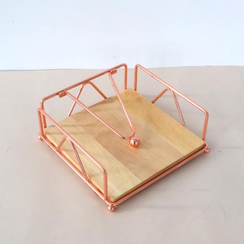 Flat Paper Holder Kitchen  Paper Holder with Tension Arm Tissue Paper Dispenser for Countertop Table