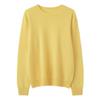 Women's Round Neck Cashmere Sweater - 100% Knit, Versatile Long Sleeve for Autumn/Winter Business Casual