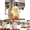 Adorable Plush Duck Keychain Soft Yellow Duck Backpack Charm Cute Stuffed Toy
