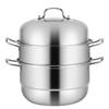 Dantemei 304 Edelstahl 3-Lagen Dampfgarer