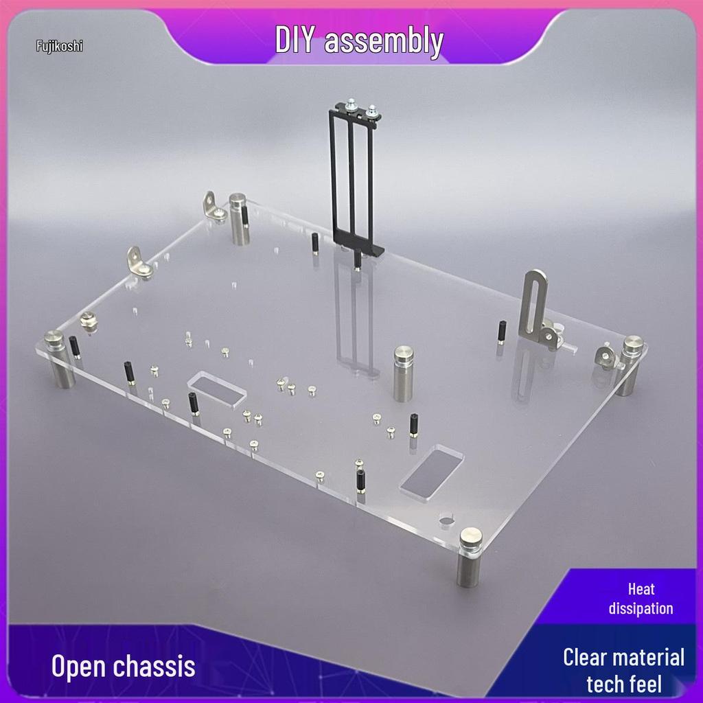 Transparent Acrylic ATX Motherboard Stand: DIY Desktop Test Rack