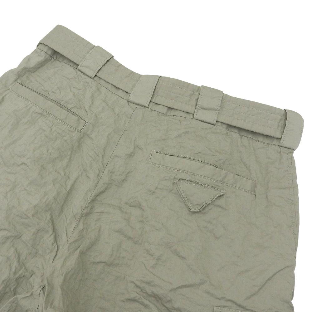 Prada Excellent Condition Stretch Cotton Bermuda Shorts for Men, Khaki, Size S, 24 Stainless Steel Bottoms S khakiUsed