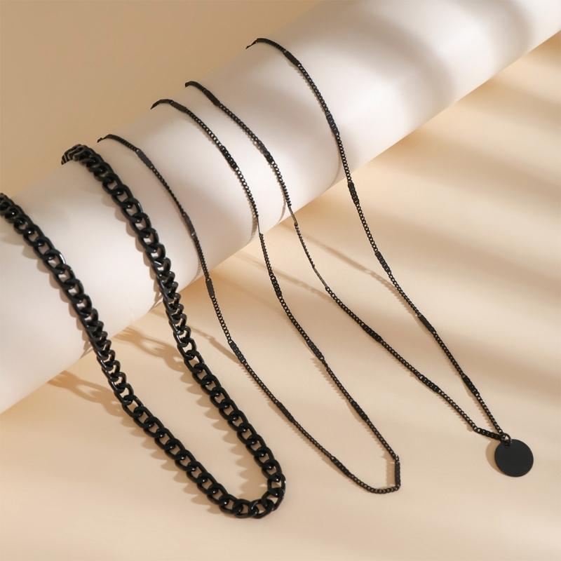 Chic Multi Layer Necklace Featuring High Quality Metal Sequins And Imitation Pearls Ideal For Trendy Occasions