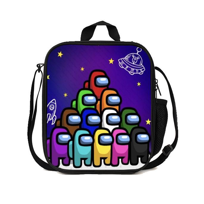 Among Us Space Werewolf Insulation Meal Bag Ice Cube Cartoon Lunch Insulation Bag Outdoor Picnic Ice Bag