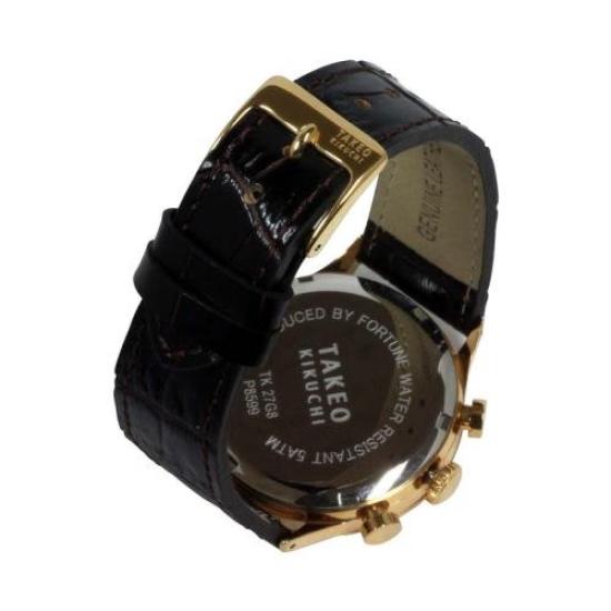 TAKEO KIKUCHI Watch Chronograph Silver x Pink Gold TK27G8-14 (item)