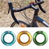 Rostfreie Fahrrad-Flat-Crown-Race-Aluminium-Polierte Oberflächen Fahrrad-Steuersatzkappen für Pendler-Mountainbikes