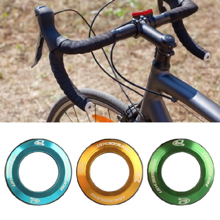 Rostfreie Fahrrad-Flat-Crown-Race-Aluminium-Polierte Oberflächen Fahrrad-Steuersatzkappen für Pendler-Mountainbikes
