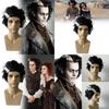 Sweeney Todd The Demon Barber Of Fleet Street Wig Short Curly For Halloween Party Cosplay