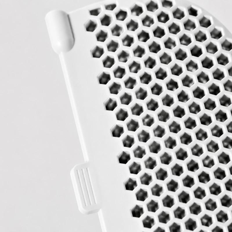Fine-Particle Pet Bedding Filter Sifter for Automatic Waste Systems, Single White Replacement Component with Dense Cellular Openings