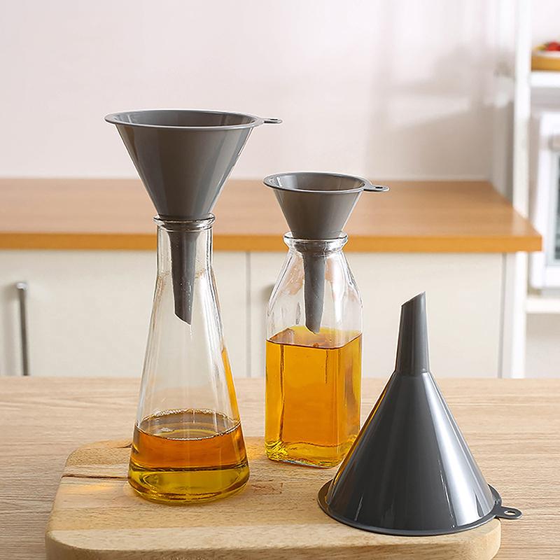3 buc/set pâlnie de plastic pentru ustensile de bucătărie de uz casnic, set de pâlnii de separare triunghiulare pentru filtrarea scurgerilor de alcool