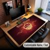 Large Mouse Pad AS Roma FC Print Custom Name Text Desk Mat for Office Gaming