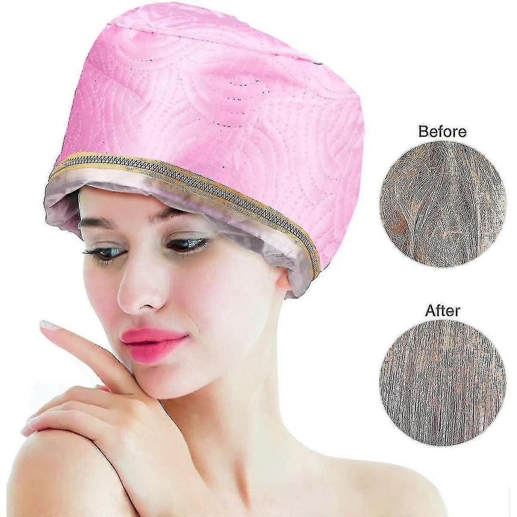 Haarbehandlungs-Dampfhaube, Heizhaube mit 3-stufiger Temperaturregelung, Therapie und Thermales Spa, Haarstyling-Dampfhaube (blau)bejoey