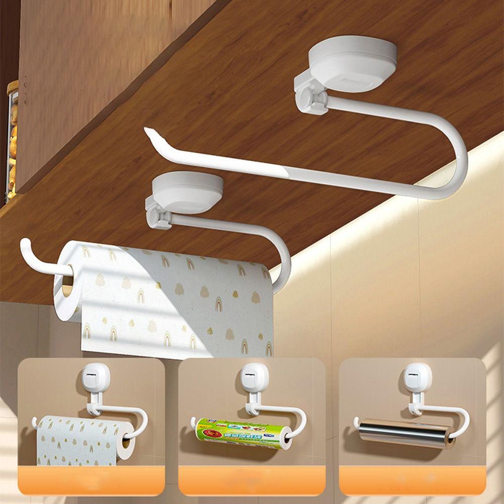Modern Simplicity Paper Roll Holder Multifunctional Cling Film Organizer  Wipe