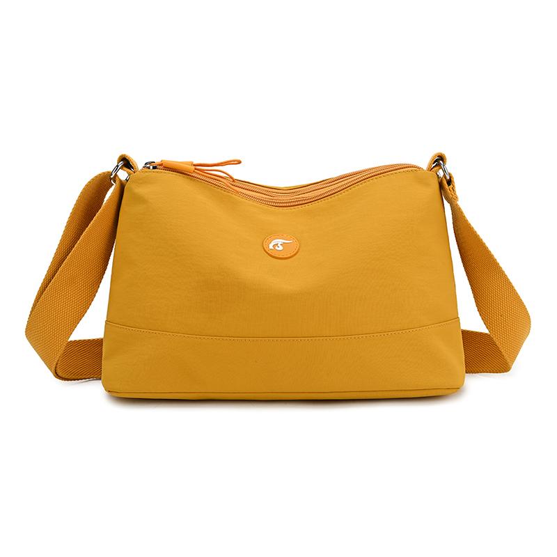 Nylon Crossbody Bag Women's Lightweight Commuter Shoulder Bag Multi-compartment Small Square Bag