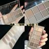 New Eye Shadow Matte Pearlescent Earth Color European and American Makeup Cement Color Eye Shadow Palette Ins