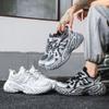 New Fashion Men 's Four Seasons Comfortable Thick Sole Shoes Students BoysTrending Soft Sole Breathable Casual Running Sneakers