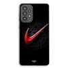 Phone Case - MANIACASE - Samsung Galaxy A73 - TPU Silicone - Soft - Red Nike Logo On Black