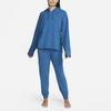 Nike Yoga Dri-FIT Fleece Hoodie Women Hoodies Blue DM7033-407