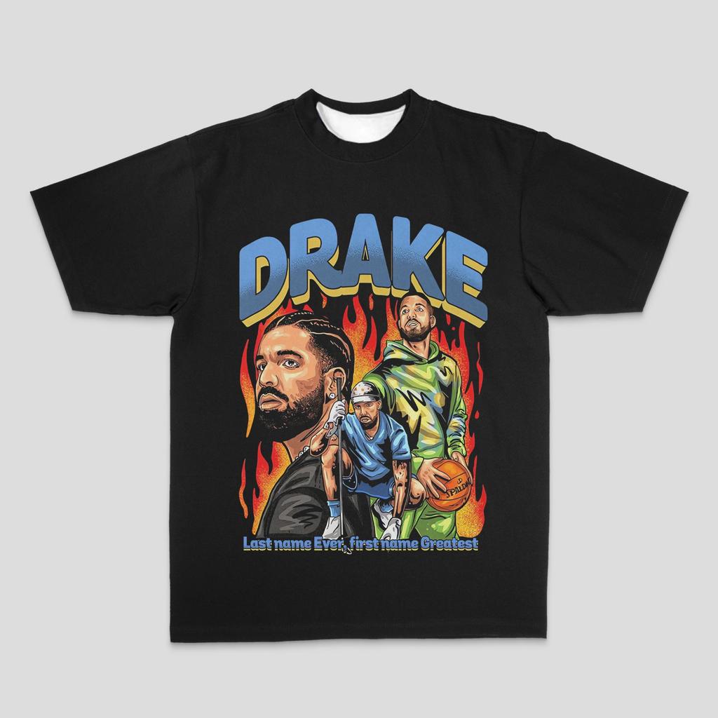 Drake Men's 3D Printed T-shirt New Style Top Hip-hop Ghetto Gansta T-shirt Women's Designer Clothing Y2k Pattern Quick-dry Top