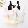 Teenage Girls' Cotton Sports Bra - Comfortable, Breathable, Anti-Protrusion