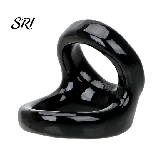 TPE Cock Ring Sperm Lock Ring, Adjustable Tightness Delay Double-Ring Couples Sex Waterproof Skin-Friendly Hypoallergenic Adult Toy for Vibrating