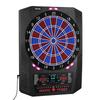 Electronic Dart Board, 336mm Target Dartboard with 45 Games & 474 Variations for Up To 8 Players, 6 Dart Shafts with Flights & 50 Soft Tips, Color LED