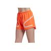 Adidas X Stella McCartney Color Block Striped Sports Casual Shorts Women Shorts Orange HB6080