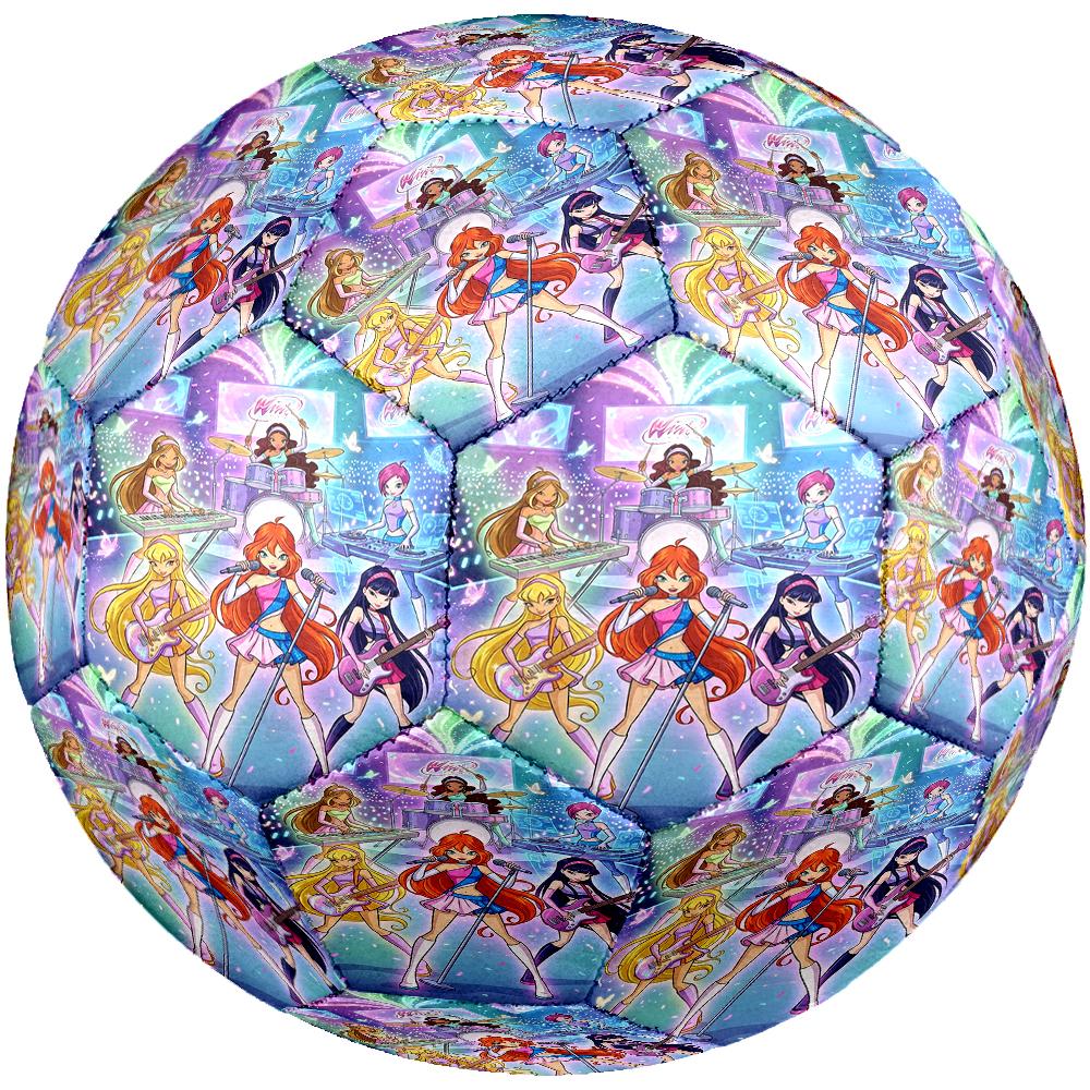 Winx Club Theme Size 5 Soccer Ball, Suitable for Both Indoor and Outdoor Matches, a Gift Suitable for Everyone.