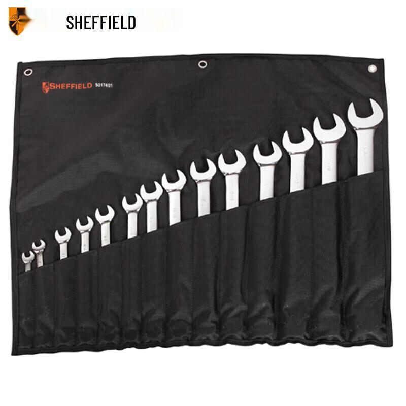 SHEFFIELD S017401 14-Piece Imperial Combination Wrench Set