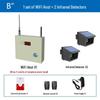 Black Iron Solar Wireless Anti-Theft Infrared Security Alarm for Fish Ponds and Orchards
