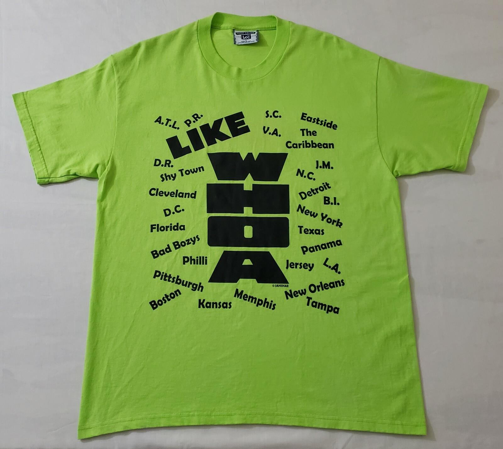 Vintage 2000 Black Rob Whoa! Promo T-Shirt Sz Large Rap Tee Hip Hop Bad Boy RARE XXXL