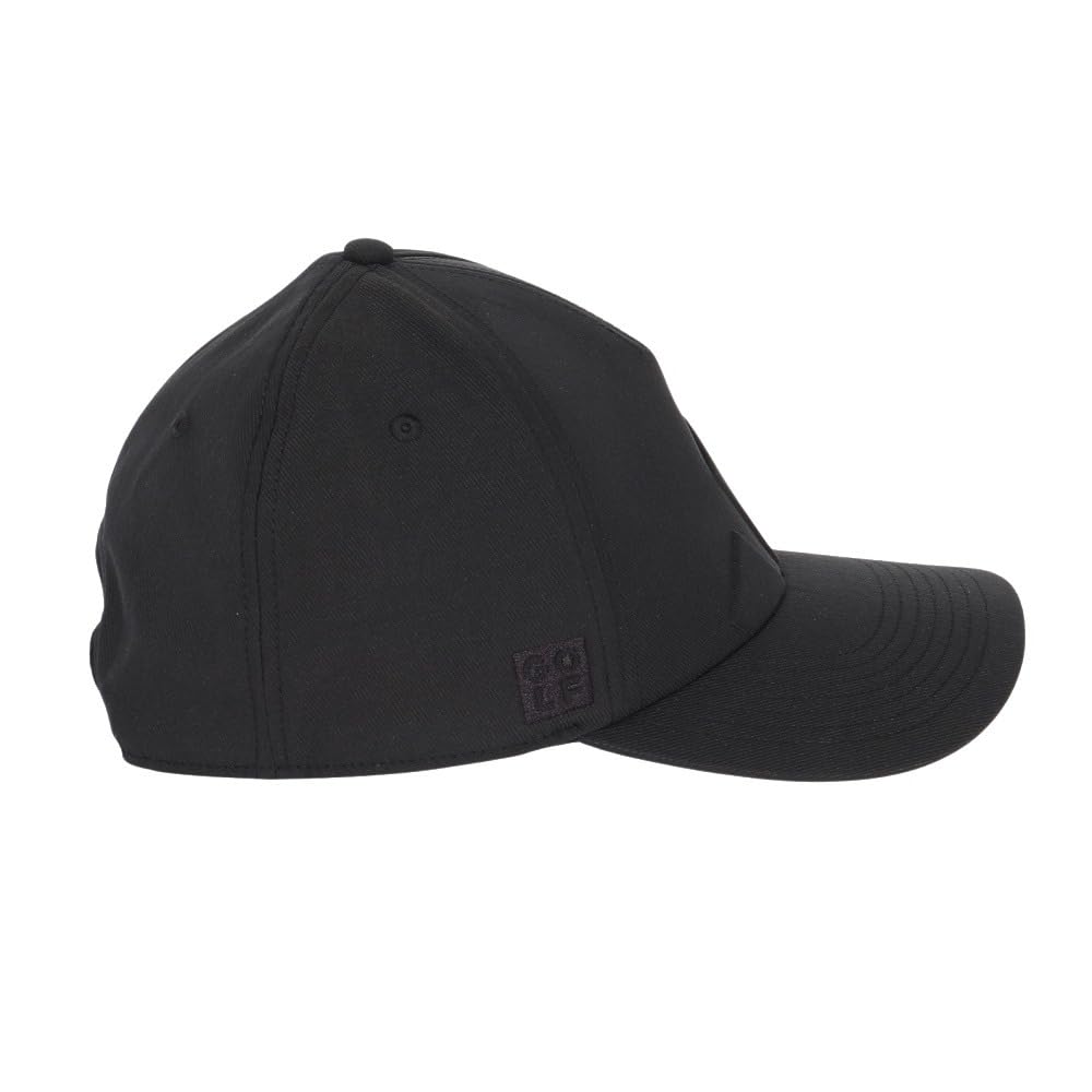 Adidas Golf Twist Weave Stretch Golf Black Water-Repellent Cap,