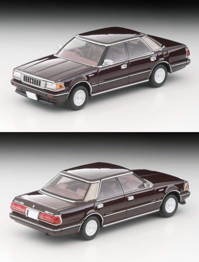 Tomytec Tomica Limited Vintage Neo LV-N175c Toyota Crown Hardtop Supercharged Royal Saloon (Wine) 1985 Model, Completed Model, 332718