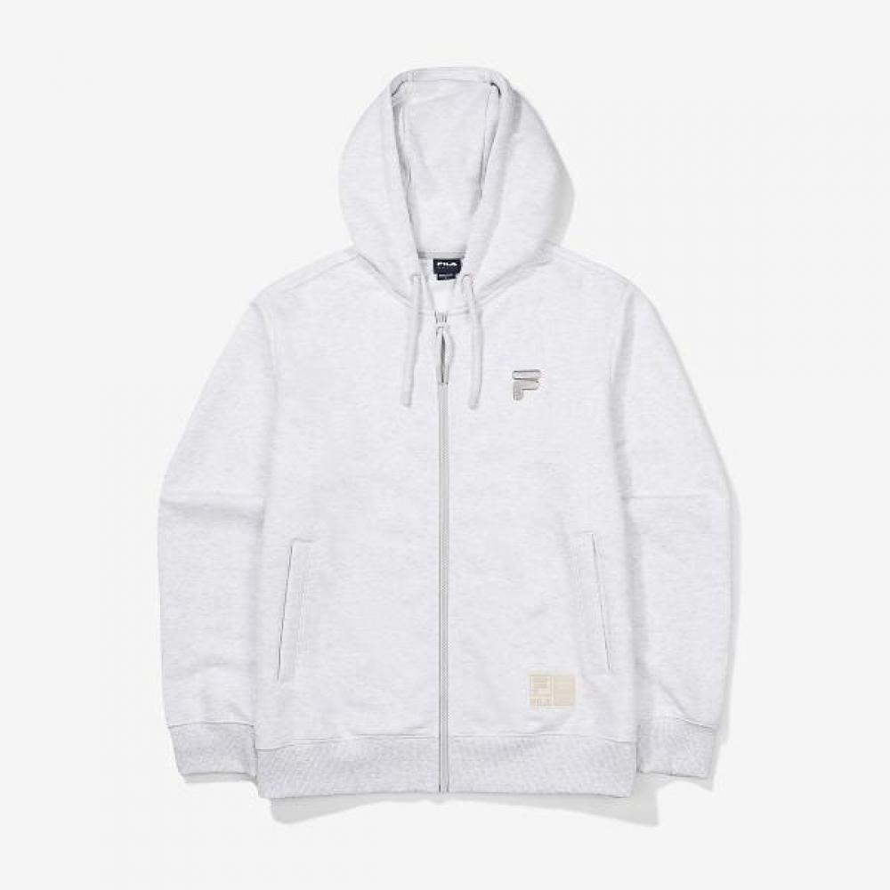 Fila Hooded Cotton Blend Training Jacket white/110