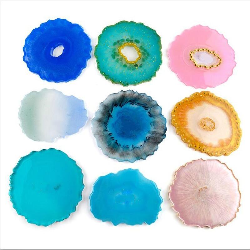 1Pcs Wave Coaster Table Mold Silicone Diy Baking Mirror Resin Cloud Epoxy Mold