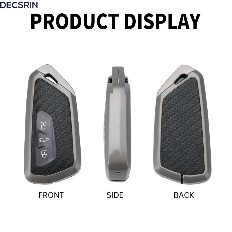 Car Key Case Cover Shell For VW Volkswagen Golf 8 MK8 ID.3 ID.4 Cupra Skoda Octavia A8 SEAT Leon MK4 2020 2021 Formentor Tarraco
