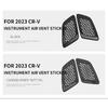 For Honda CR-V CRV 6th Gen 2023 2024 2025 ABS Car Dashboard Conditioning Air Vent Outlet Trim Cover Interior Accessories