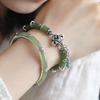 Retro style bamboo bracelet women's new Chinese style classical national style peony flower bracelet court style mother bracelet