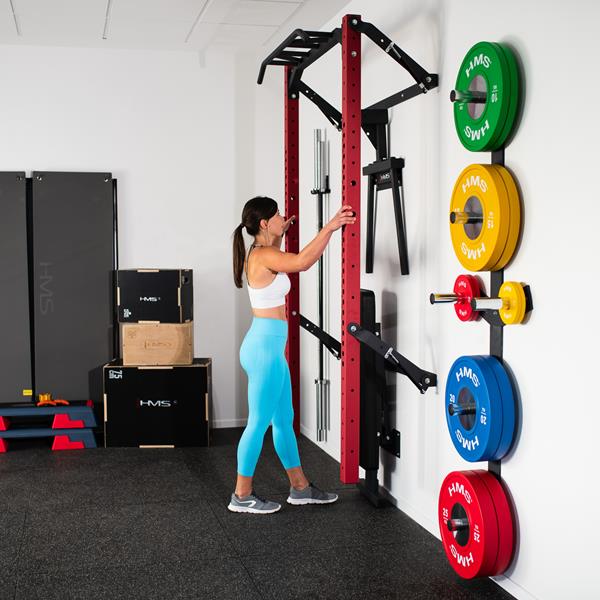 Cage d'entraînement pliable multifonctionnelle Klt22 Rouge Hms