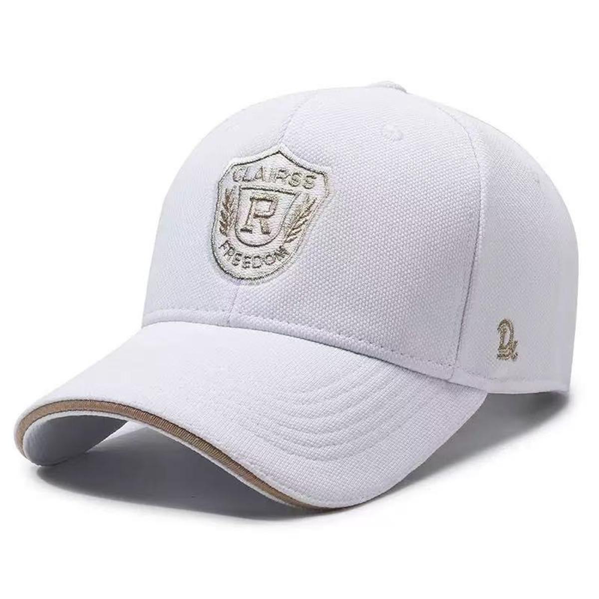 

Unisex CLAIRSS R FREEDOM Embroidery Baseball Caps Spring Autumn Outdoor Adjustable Casual Hats Sunscreen Hat Sports Cap білий