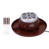 2 In 1 Electric Smores Maker And Fondue Pot Indoor Tabletop Marshmallow Roaster with 4 Roasting Forks 4 Detachable
