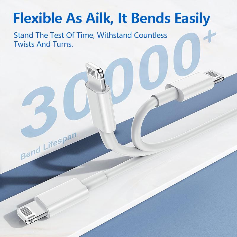 Charging Cable USB C Lightning Cord Fast Charger Wire MFI Certified for 14 Pro Max 13 12 11 XS Max 8 7 SE