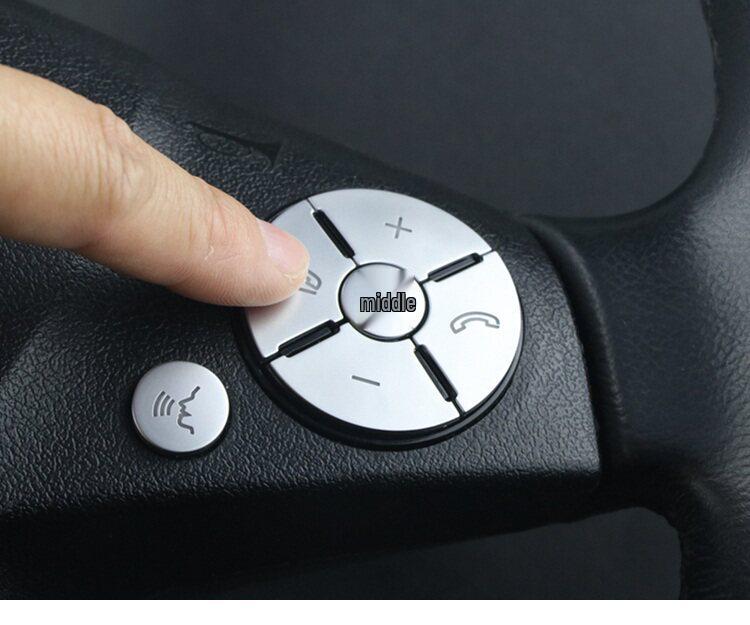 Steering Wheel Button Stickers for Modified Mercedes-Benz S-Class S300 S600 R350 R400