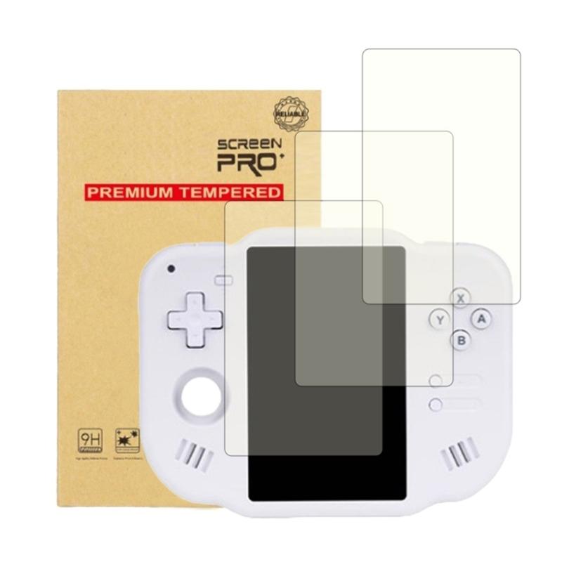 Scratch Resistant Tempered Glass Cover Film for AMPOWN 40 Handheld Gaming Device Smooth Touching Experience