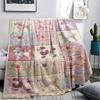 1Pc Poodle Print Flannel Blanket, High quality Comfortable for All Seasons, Home Decor, Warmth and Comfort, Perfect for Christmas Gifts W100