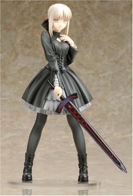 Ataraxia Black Saber Dress Scale PVC Painted Finished Fate/hollow Ver. (1/8 Product)