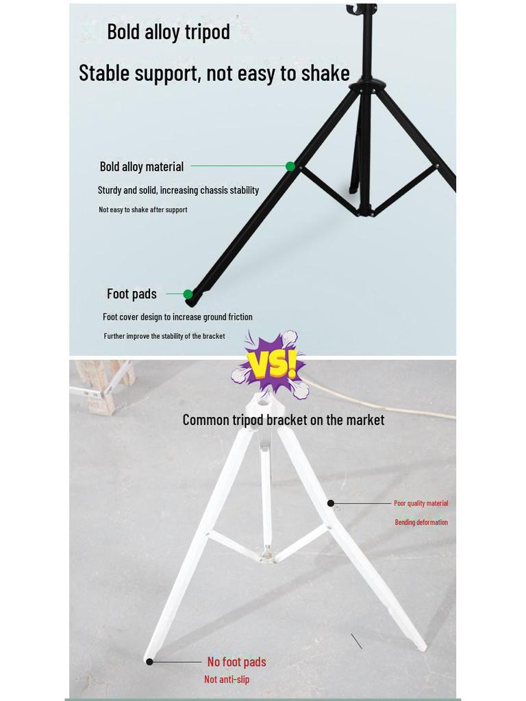 Tragbare Outdoor-Standbildschirm-Projektionsleinwand mit Doppelhalterung