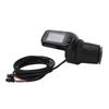 Electric Bike Half Throttle Grip with LCD Display Panel Headlight Interface 5P+2P Ordinary Cable 24V 36V 48V 60V