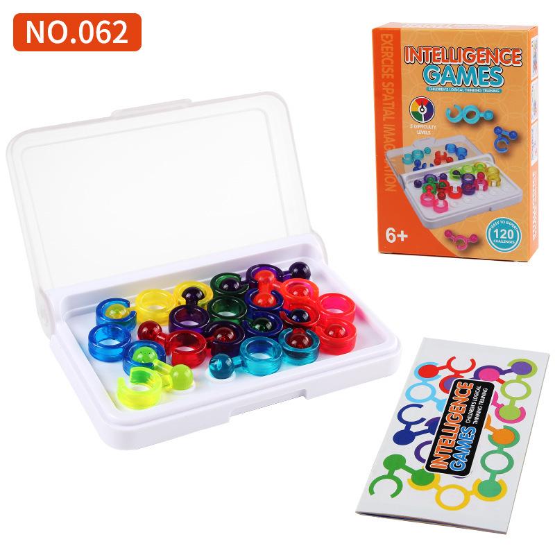 Cross-Border Magic Bead Puzzle: Educational Logic Training Board Game with Colored Beads